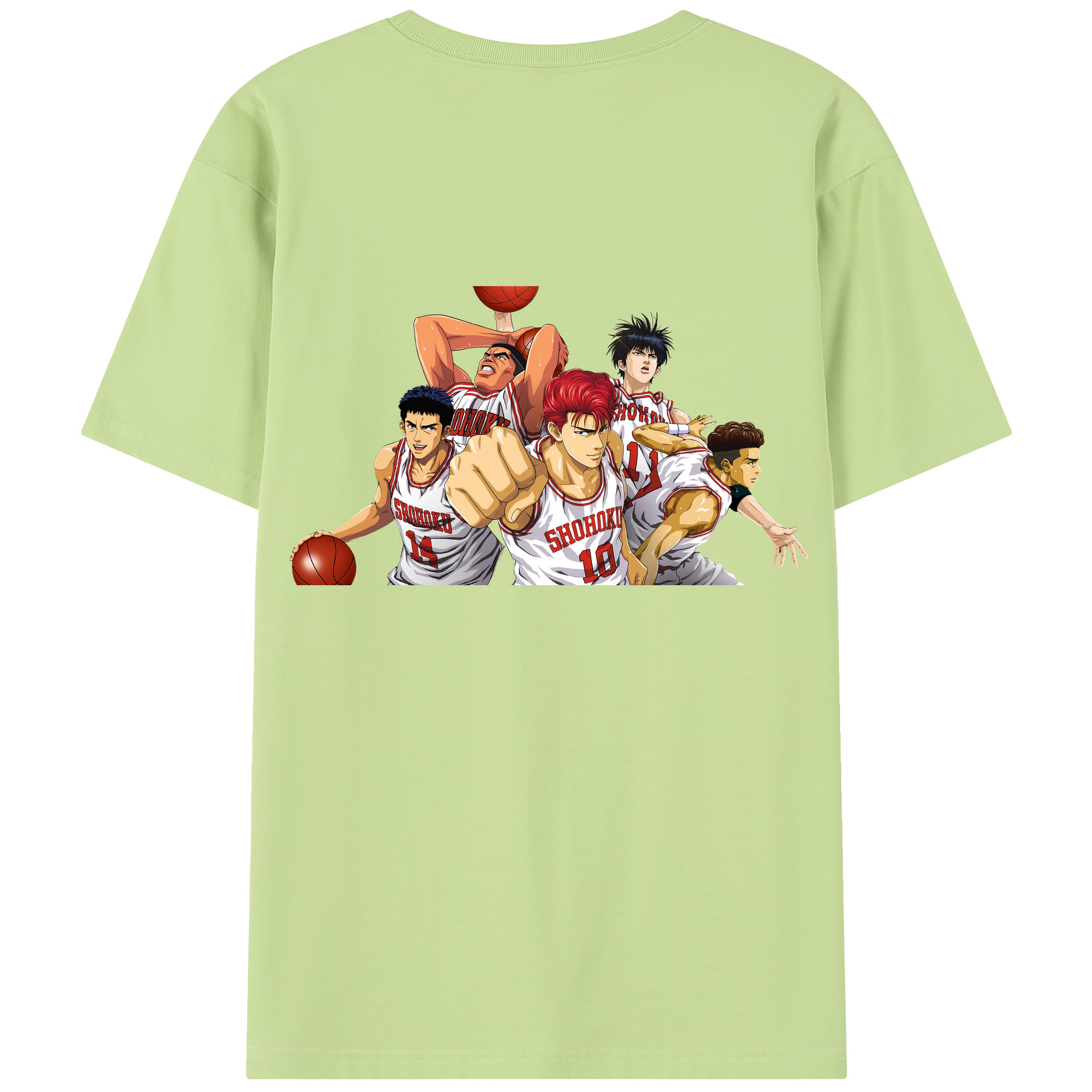 （画像用） SLAM DUNK／スラムダンク 綿100％半袖Tシャツ（背面プリント）